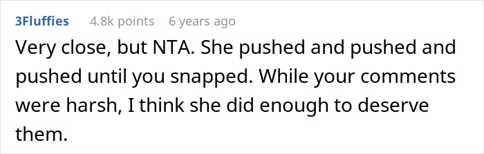 Screenshot of a Reddit comment discussing frustration with a coworker skinny-shaming while preaching body positivity.