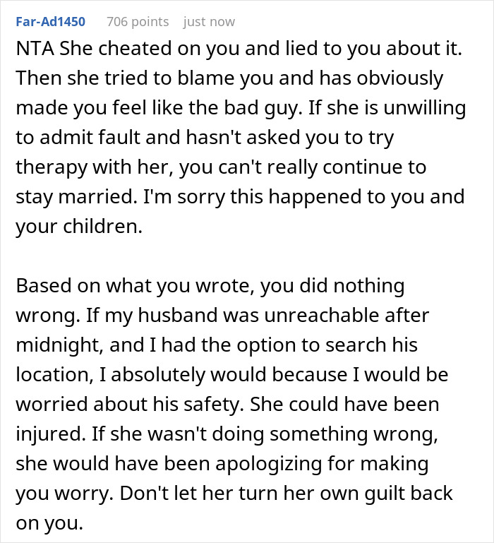Man Ends 16-Year Marriage After Tracking Wife's Phone And Seeing Where She Went On Night "Walks"