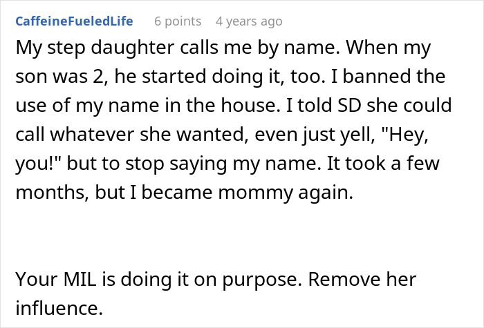 Text excerpt discussing a mil-teach-toddler-mama-mother first name situation and family name boundaries. Text excerpt discussing a mil-teach-toddler-mama-mother first name situation and family name boundaries.