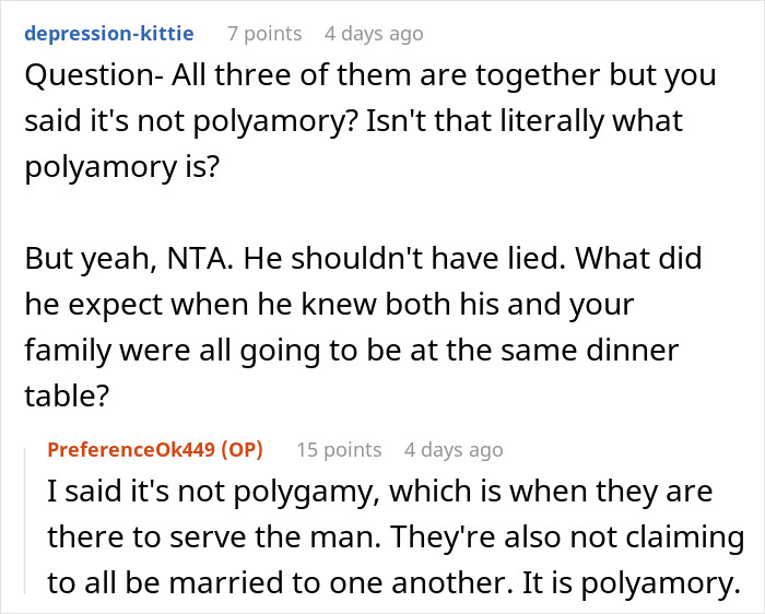 Woman rethinks engagement after fiancé’s family lie causes tension during holiday dinner conversation.