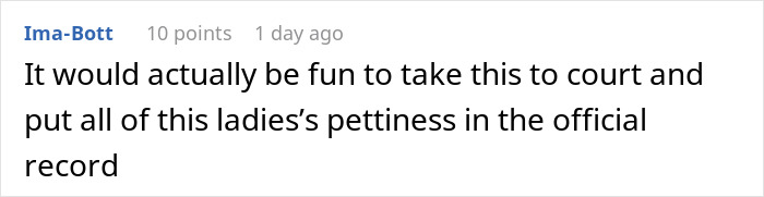 Comment discussing MIL’s plan to make bride look ugly in wedding illustration backfiring after artist notices.