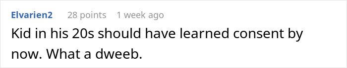 Screenshot of a Reddit comment discussing a woman feeling weirded out as her coworker insists on calling her work mom.