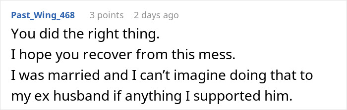 Comment text on a white background discussing marriage falling apart due to wife treating husband like an ATM machine. Comment text on a white background discussing marriage falling apart due to wife treating husband like an ATM machine.