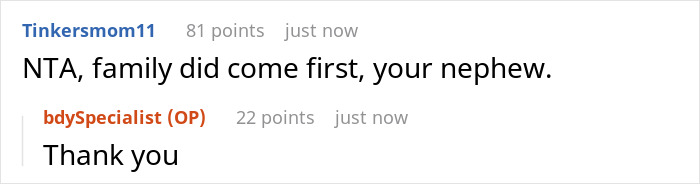 Screenshot of an online custody court discussion where a sister reveals the truth about a brother who abandoned his kid. Screenshot of an online custody court discussion where a sister reveals the truth about a brother who abandoned his kid.