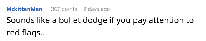 Screenshot of an online comment discussing a man&rsquo;s demand for his girlfriend to earn an engagement ring after years together.