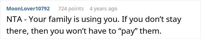 Screenshot of a Reddit comment discussing family members secretly eating homemade pies and refusing to make Christmas bread.