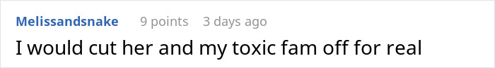 Reddit comment expressing anger about toxic family dynamics related to TikTok fame built by lying.