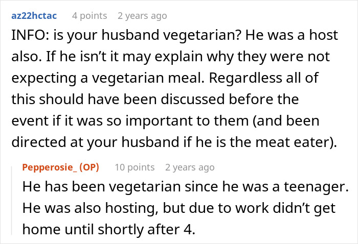 Family reacts with shock when vegetarian host does not prepare ham for Christmas dinner gathering. Family reacts with shock when vegetarian host does not prepare ham for Christmas dinner gathering.