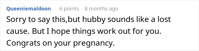 Comment on a forum expressing concern about a husband not standing up to his mother while wife considers walking away.