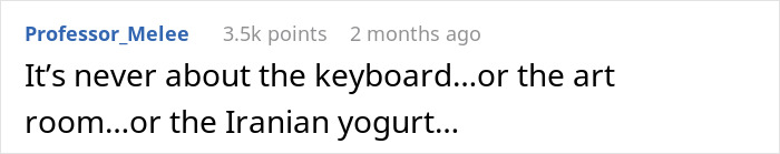 Text post about a man lending a spare keyboard to his girlfriend and her surprising reaction causing a breakup. Text post about a man lending a spare keyboard to his girlfriend and her surprising reaction causing a breakup.