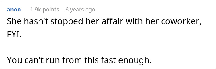 Screenshot of an online comment discussing a fiancée’s unexpected request causing a man to rethink their upcoming wedding plans.