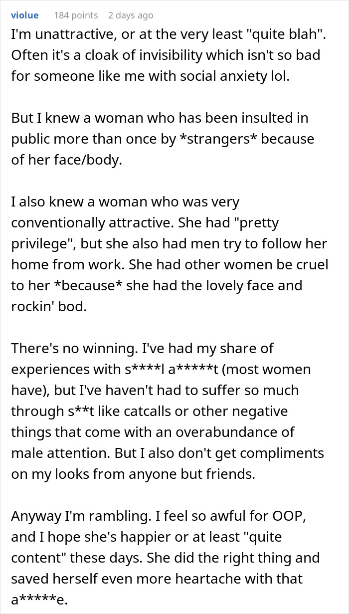 Alt text: Woman finds secret texts of fiancé complaining about her appearance and feeling worried about wedding photos. Alt text: Woman finds secret texts of fiancé complaining about her appearance and feeling worried about wedding photos.