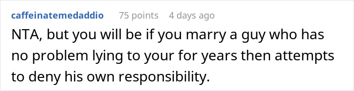 Woman reflects on engagement after fiancé’s lie about her family causes tension during holiday dinner conversation.