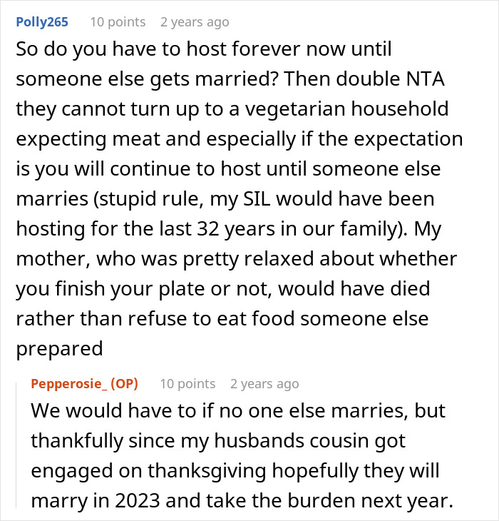 Family reacts with frustration over vegetarian host not preparing ham for Christmas dinner in a meat-expecting household. Family reacts with frustration over vegetarian host not preparing ham for Christmas dinner in a meat-expecting household.