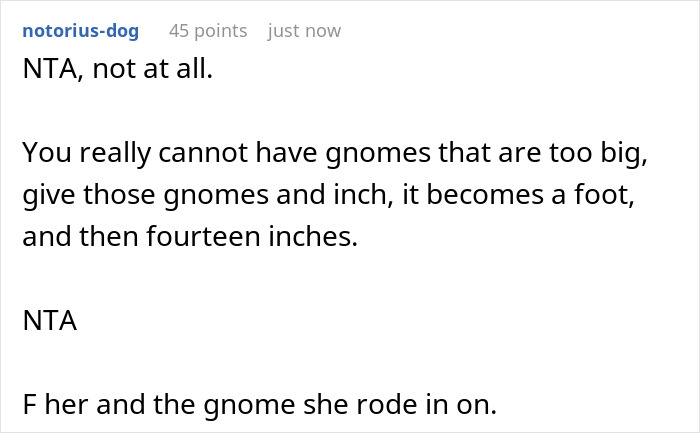 Screenshot of an online comment discussing a petty HOA war over grass height rules with tape measure and rulebooks.