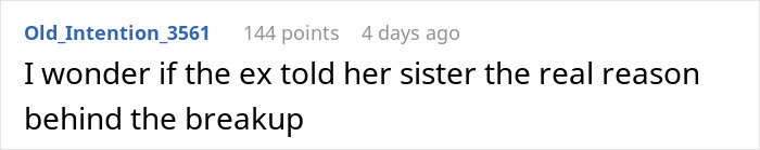 Text comment on a white background discussing a breakup, highlighting a fiancée’s unexpected request months before wedding. Text comment on a white background discussing a breakup, highlighting a fiancée’s unexpected request months before wedding.