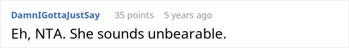 Screenshot of an online comment discussing women ruining a mother-in-law’s surprise by pretending to be unaware. Screenshot of an online comment discussing women ruining a mother-in-law’s surprise by pretending to be unaware.