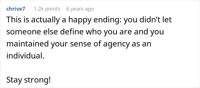 Online comment supporting individual agency after boyfriend demands girlfriend laser off all body hair, sparking backlash.