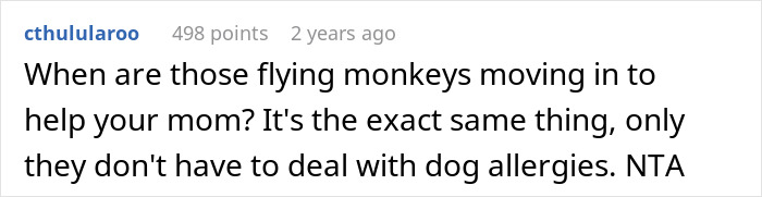 Comment discussing family conflicts over childcare when a 23-year-old moves out, leaving mom without options. Comment discussing family conflicts over childcare when a 23-year-old moves out, leaving mom without options.