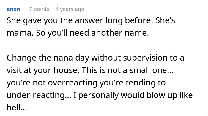 Text excerpt from a discussion about mama, toddler, and mother concerns, addressing supervision and reactions. Text excerpt from a discussion about mama, toddler, and mother concerns, addressing supervision and reactions.
