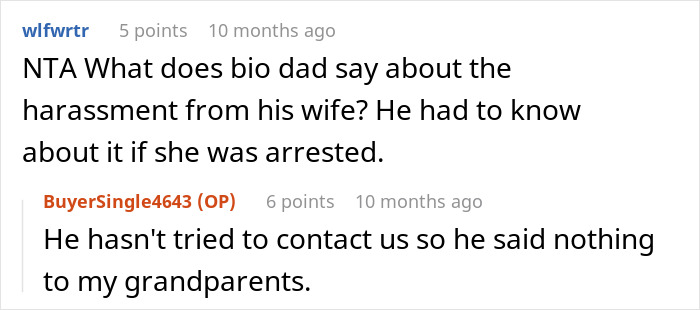 Screenshot of a forum discussion about refusing to establish relationship between fathers and kids. Screenshot of a forum discussion about refusing to establish relationship between fathers and kids.