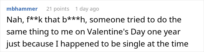 Comment discussing entitlement to a day off on Christmas, highlighting frustration about holiday expectations and kids.