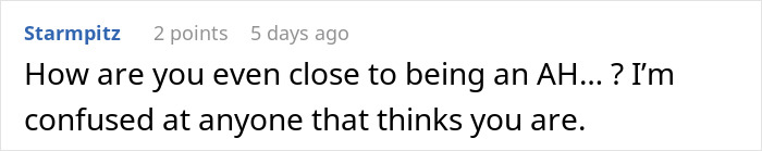 Comment text on a white background discussing confusion over someone pretending to be sick on a woman&rsquo;s wedding day for easy money.