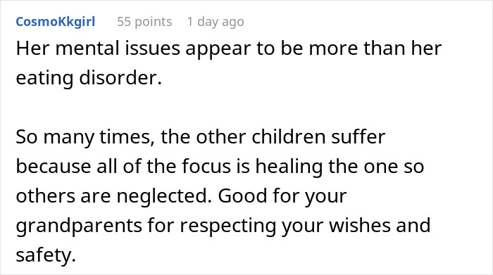 Comment discussing mental health issues and family dynamics in a woman threatening her sister’s life before being taken away. Comment discussing mental health issues and family dynamics in a woman threatening her sister’s life before being taken away.