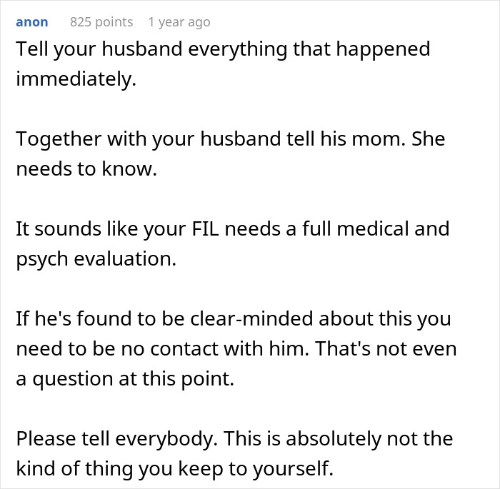 Comment advising immediate disclosure about FIL’s unexpected love confession and suggesting medical evaluation for FIL. Comment advising immediate disclosure about FIL’s unexpected love confession and suggesting medical evaluation for FIL.