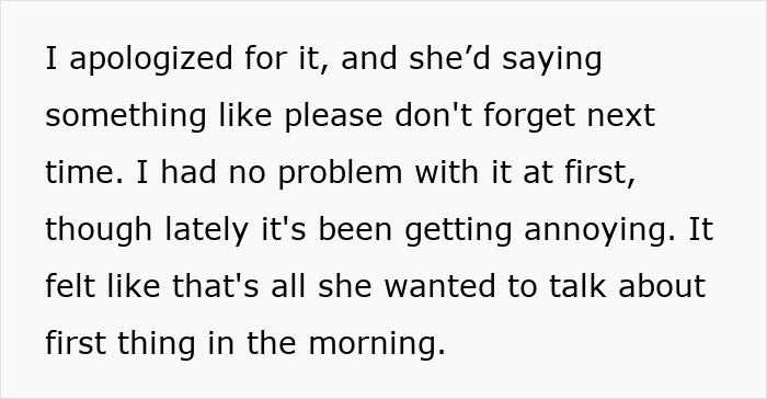 Text excerpt showing a guy venting online about his girlfriend wanting him to close her closet door repeatedly. Text excerpt showing a guy venting online about his girlfriend wanting him to close her closet door repeatedly.