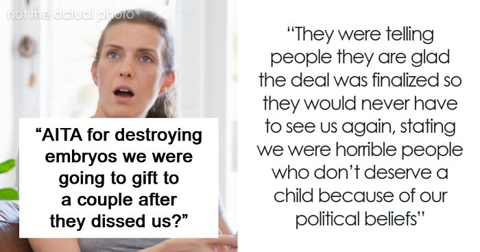 Couple Decide To Destroy Their Embryos After Friends’ True Colors Come To Light