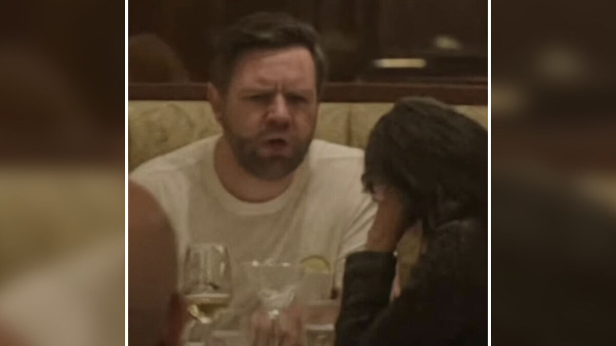 JD Vance reportedly yelling at wife Usha in restaurant amid marriage rumors involving Erika Kirk.