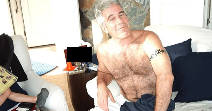 Chilling ‘Toddler’s Foot’ Appears In Photo Beside Epstein As New Files Are Exposed