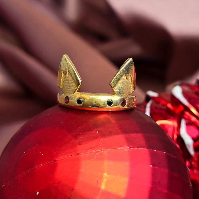 New And Shiny Geeky Jewelry Made By Orion Ivliev Shot Festive In The Christmas Spirit