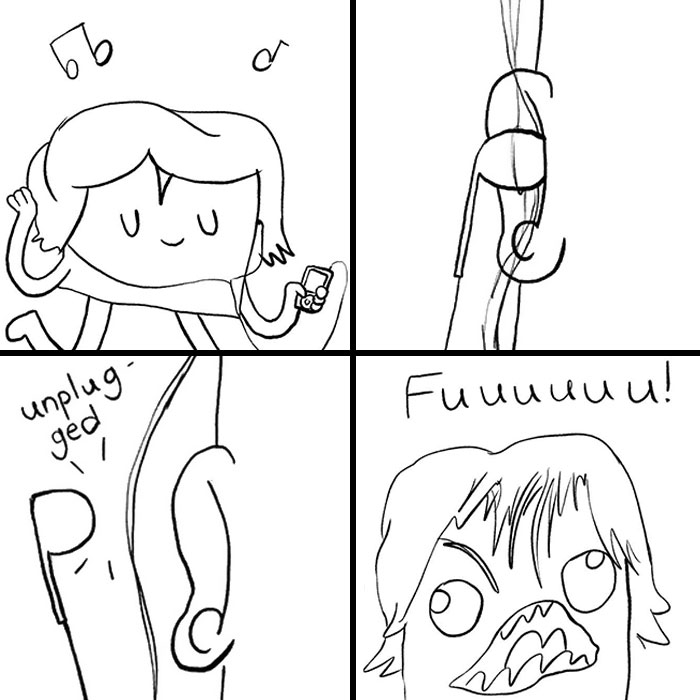 Artist Created 42 Simple Comics Turn Everyday Situations Into Absurd Humor