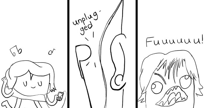 Artist Made 42 Simple Comics About Relatable And Slightly Absurd Everyday Situations