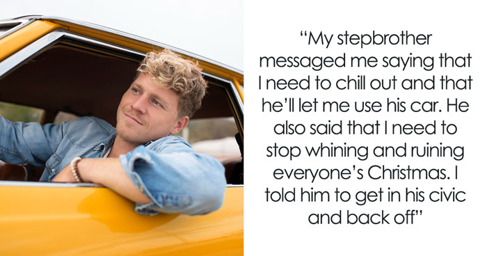 Teen Mad As Dad Gifts Stepbro A Car For Xmas, Calls It Favoritism As All They Get Is A Gift Card
