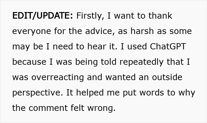 Text excerpt discussing a man telling his girlfriend she must earn an engagement ring after years together, causing drama.