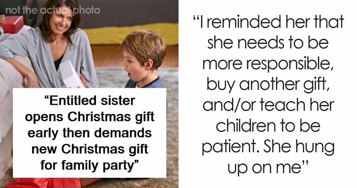 Woman Thinks She Deserves Another Christmas Gift Because She Opened One Early, Gets A Reality Check