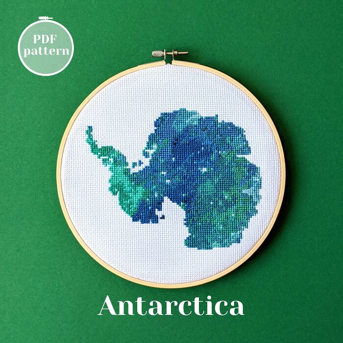 I Create Cross Stitch Patterns Of Maps, And Here Are My Most Popular Designs (22 Pics)