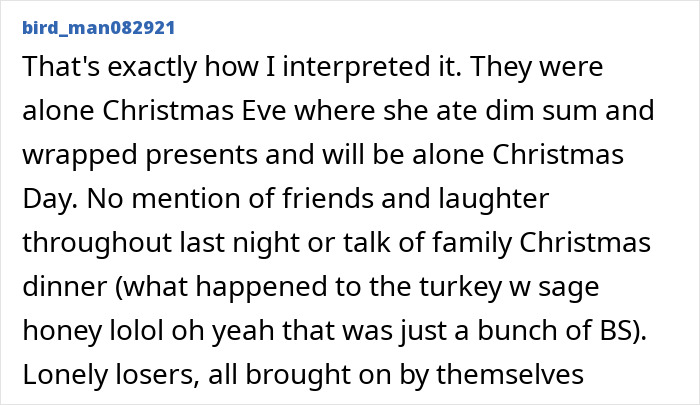 User comment discussing Meghan Markle's Christmas message sparking Prince Harry split rumors and speculation about their holiday alone. User comment discussing Meghan Markle's Christmas message sparking Prince Harry split rumors and speculation about their holiday alone.