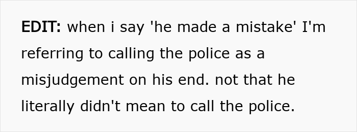 Text explaining a woman asking the internet for advice after her boyfriend calls the police over the contents of her novel. Text explaining a woman asking the internet for advice after her boyfriend calls the police over the contents of her novel.