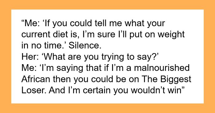 Lady Makes Nasty Comments About Thin Friend, Gets Mad As He Claps Back With An Overweight Insult