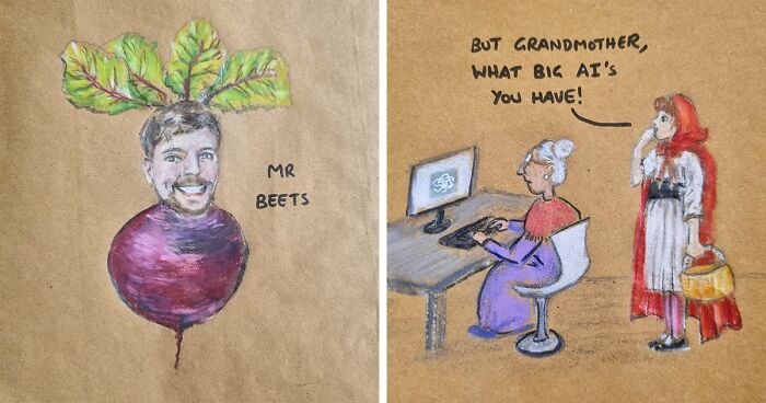 40 New Dad Jokes And Puns I Drew On My Kids’ Lunch Bags