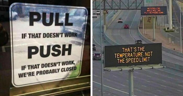 56 Ridiculously Stupid And Funny Signs That Might Confuse You Or Make You Laugh