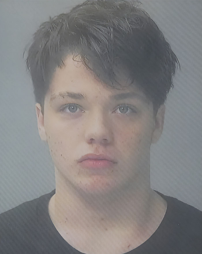 Teen accused in disturbing tactic used to lure daughter into woods before attack, shown in a mugshot against a plain background. Teen accused in disturbing tactic used to lure daughter into woods before attack, shown in a mugshot against a plain background.