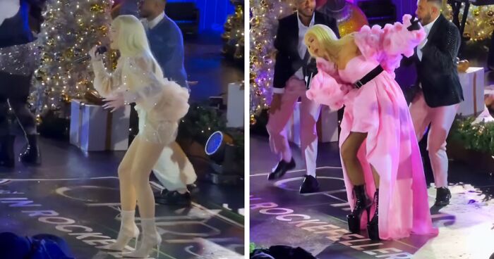 Gwen Stefani’s “Inappropriate” Christmas Outfits Compared To Taylor Swift And Sabrina Carpenter
