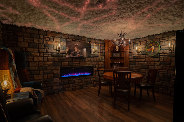 My Magical Harry Potter Cabin Has A Secret Tavern And A Portrait That Actually Moves My Magical Harry Potter Cabin Has A Secret Tavern And A Portrait That Actually Moves