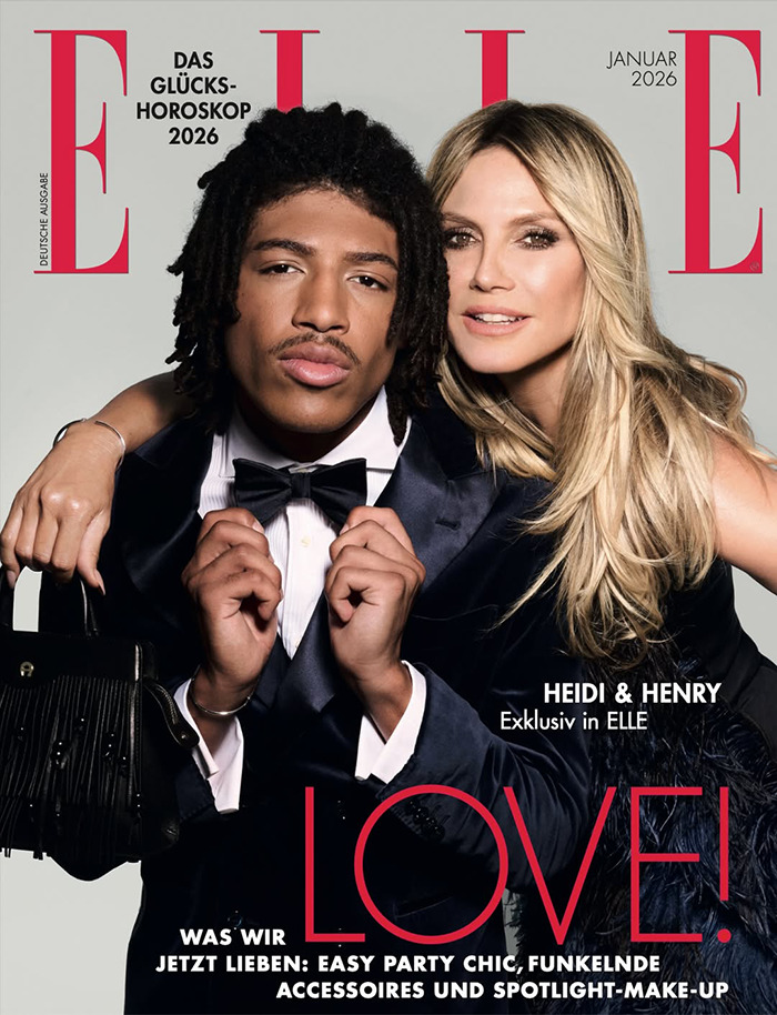 Heidi Klum with son on Elle cover, fans debate son's model material in a striking magazine photo. Heidi Klum with son on Elle cover, fans debate son's model material in a striking magazine photo.