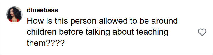 Comment expressing outrage over a high school teacher’s costume photos and their appropriateness around children. Comment expressing outrage over a high school teacher’s costume photos and their appropriateness around children.